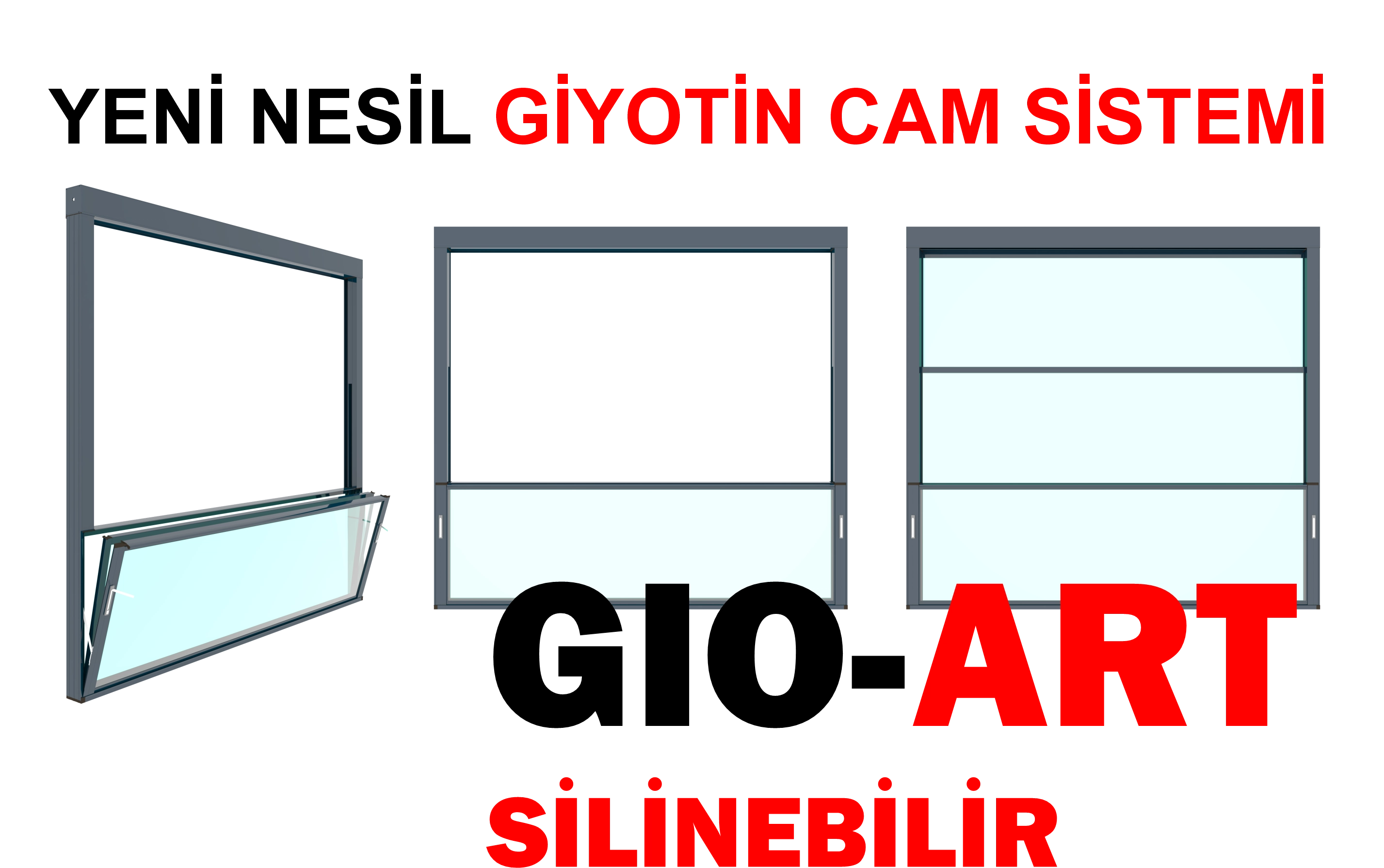 Silinebilir Giyotin Cam Montaj Şeması